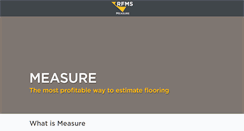 Desktop Screenshot of measureflooring.com