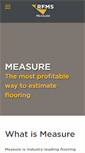 Mobile Screenshot of measureflooring.com