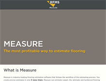Tablet Screenshot of measureflooring.com